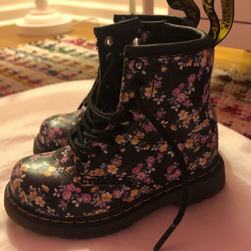 Dr. Martens floral boots